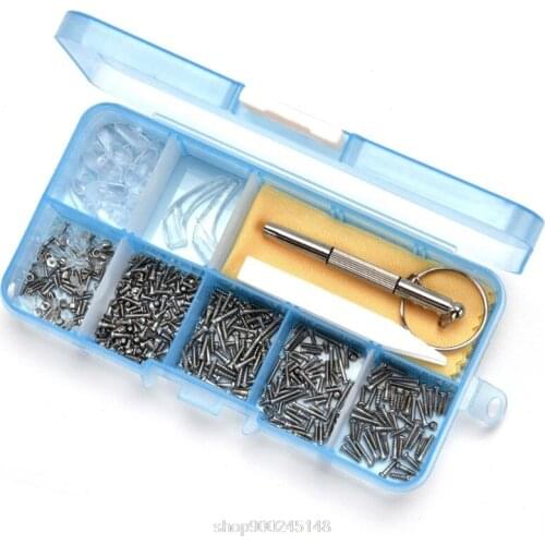 Glasses Sunglasses Eye Glasses Repair Kit Screws Nuts Pads Optical Repair Tool Set N09 20 Dropshipping