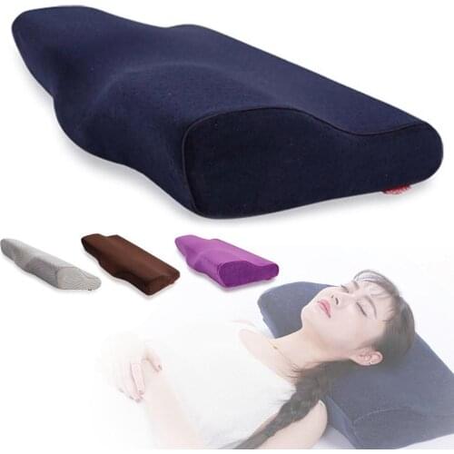 New Memory Foam Bedding Pillow Nice Sleeping Neck Protection Health Cervical Neck Slow Rebound Butterfly Shaped Pillow 50x30CM