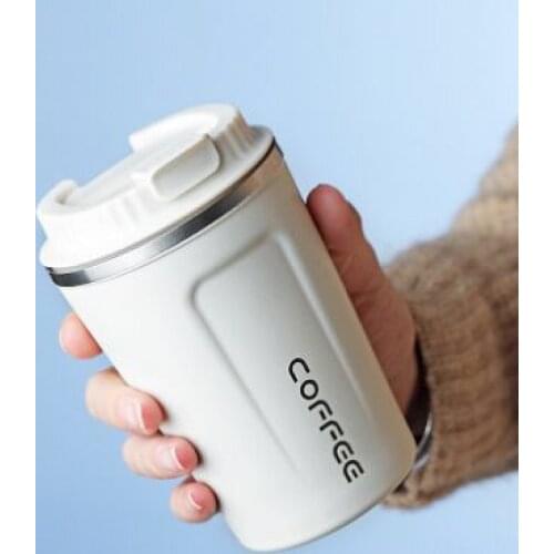 New 510/380ML Thermos Flask Coffee Mug Thickened Big Car Thermos Mug Travel Thermo Cup Thermosmug For Gifts Vacuum Flask KFB1