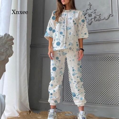 2021 Autumn Casual Sportswear Two-Piece Womens Sexy Off-Shoulder Ribbed Top and Jogging Trousers Set