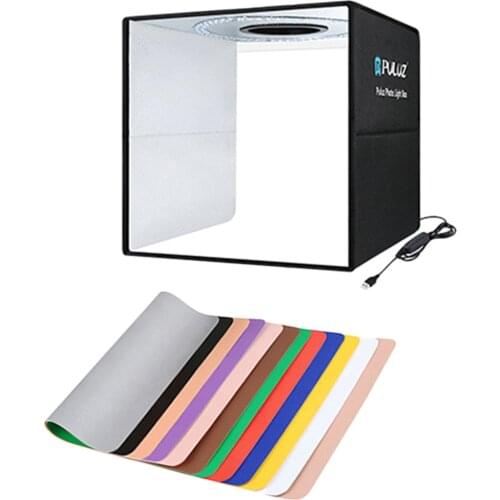Portable Photo Studio Mini Booth LED Shooting Folding Photography Light Box