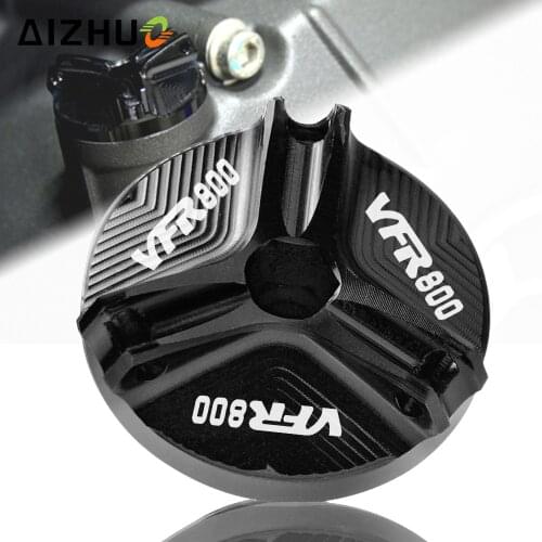 Motorcycle Engine Oil Drain Plug Sump Nut Cup Oil Filler Cap Plug Cover For HONDA VFR800 VFR 800 1998-2017 2016 2015 2014 2013