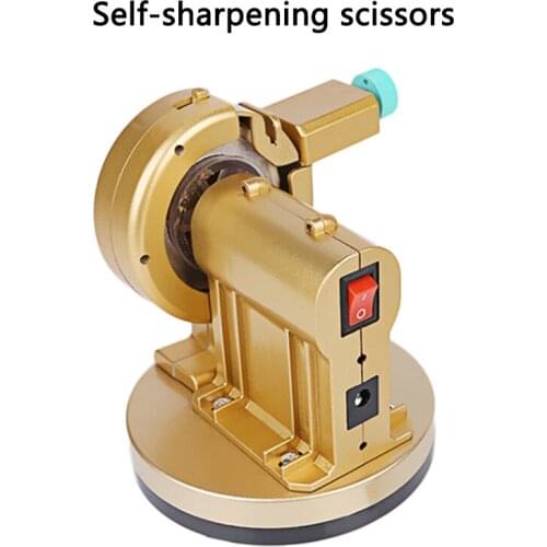 G2 Self-Sharpening Grinding Machine Hair Salon Shop Scissors Grinding Tool Professional Flat Tailor Sewing Sharpener USB Ports