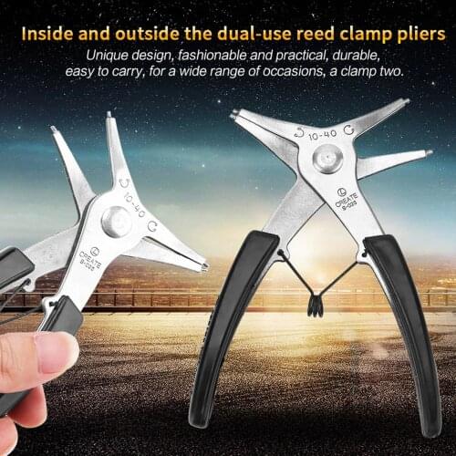 Retaining Clips Circlip Plier Snap Ring Pliers External Unique Steel 4 Way Multifunction For Removal Install 2 In 1 Hand Tools