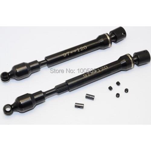 GPM for Vaterra K5 Blazer Harden STEEL UNIVERSAL CENTER SHAFT (97MM-120MM FOR 295MM-315MM WHEELBASE) - 1 PAIR - K5295S