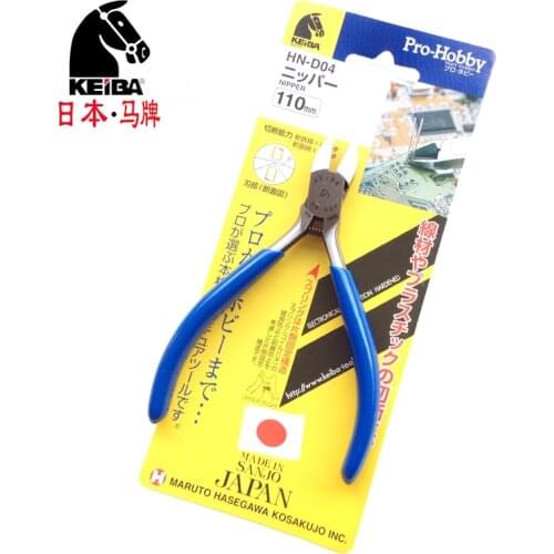 High quality KEIBA imported electronic model bevel cutters diagonal pliers HT-D04 HN-D04 MINI PLIERS made in Japan