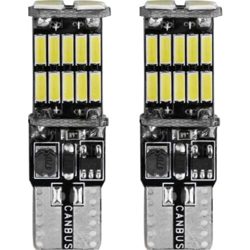 1/2Pcs T10 W5W 194 4014 26smd LED for Car Led Canbus Signal Bulb 12V Super Bright White Lamp Car Width Indicator Reading Lights