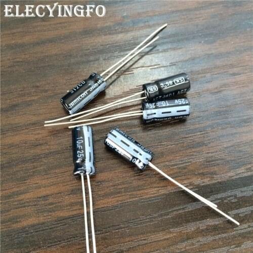 20pcs 10uF 25V10UF JAMICON SK Series 5x11mm High Quality 25V10uF Aluminum Electrolytic capacitor