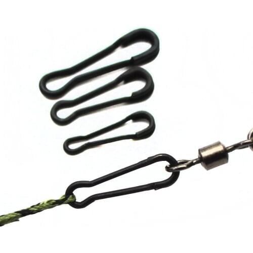 20PCS Quick Links Quick Change Clips Carp Fishing Terminal Tackle Kwik Link Swivels for Carp Rig Accessories