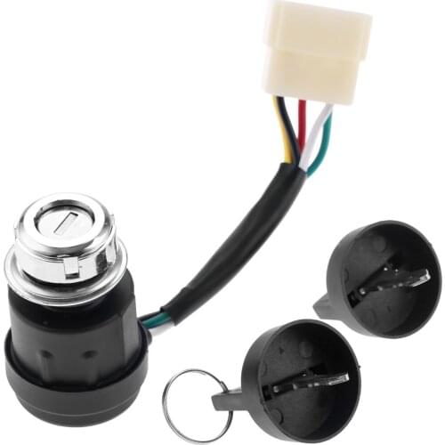 DRELD 5 Wire Ignition Key Start Switch Electric Locks Fits For Diesel Generator Electrical Generator Parts Accessories