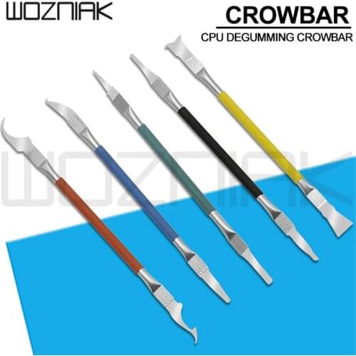 5 in 1 IC CPU NAND Removal Graver Blade Glue Cleaning Remover Pry Knife Phone Repair Tool For Moblie phone BGA Repair Rework