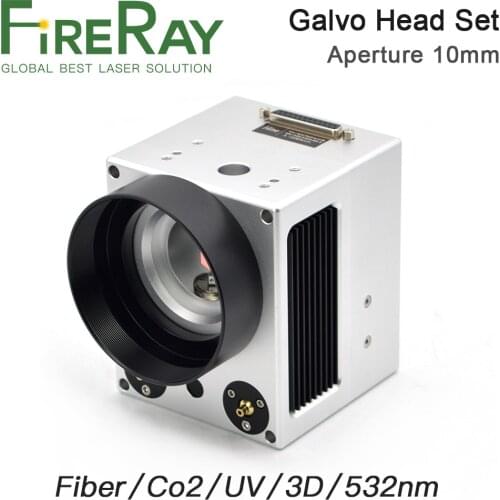 FireRay 1064nm Digital Galvanometer Input Aperture 10mm With Red Light Use for Fiber CO2 UV 3D YAG Laser Marking Machine