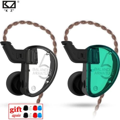 KZ AS06 3BA Balanced Armature Driver HIFI In Ear Earphones Monitor Sport Headset Noise Cancelling Earbuds KZ ASX AS16 AS12 ASF