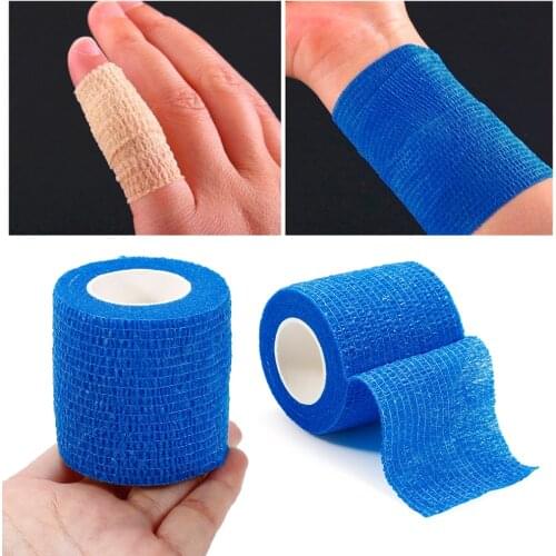 Mini Safety & Survival Self Adhesive Elastic Bandage Non-woven Fabric Outdoor Travel Medical Emergency Kit SOS 5M*2.5cm