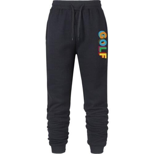 Mens pants Joggers Casual Pants Fitness GOLF Print Men Sportswear Tracksuit Bottoms Sweatpants Trousers Harajuku Track Pants