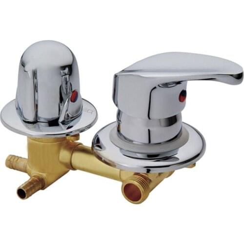 MTTUZK wall mounted 2/3/4/5 Ways water outlet brass shower faucets screw & intubation shower faucets shower room mixing valve