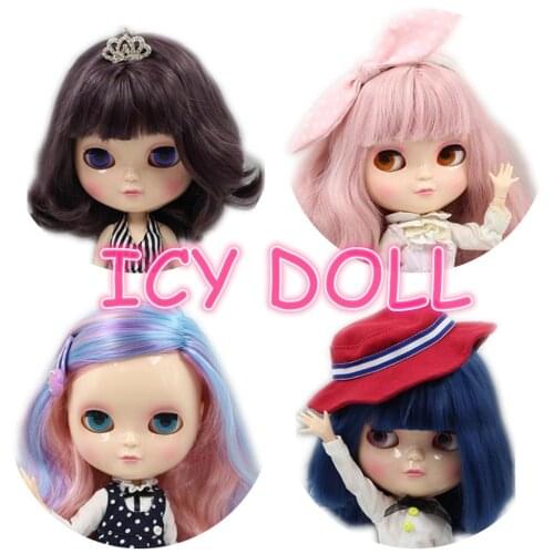 ICY Nude Doll 1/6 Joint Body Suitable for DIY 4 Eyes Color Different Type Toy Gifts Free Shipping