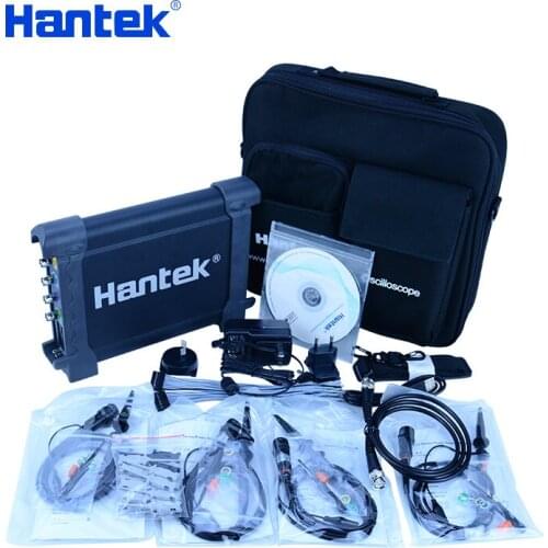 Hantek DSO3254A USB Oscilloscopes 4CH 250Mhz 1GSa/s PC Storage Signal generator 16 Channels Logic Analyzer Tester Waveform