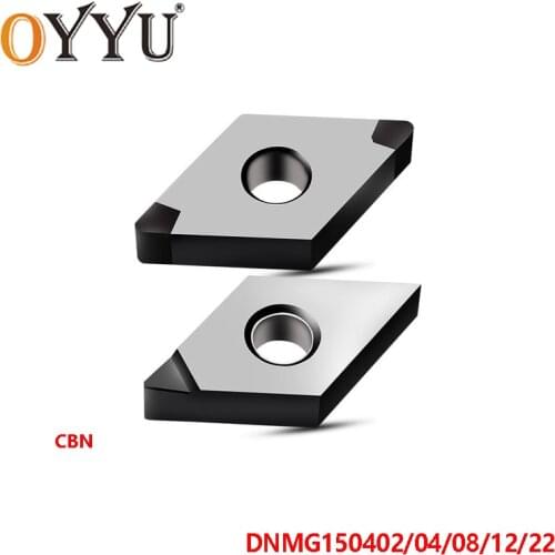 OYYU DNMG CBN Diamond Boron Carbide Insert DNMG150402 DNMG150404 DNMG150408 DNMG150412 DNMG150422 2V 4V Boron Nitride Lathe Tool