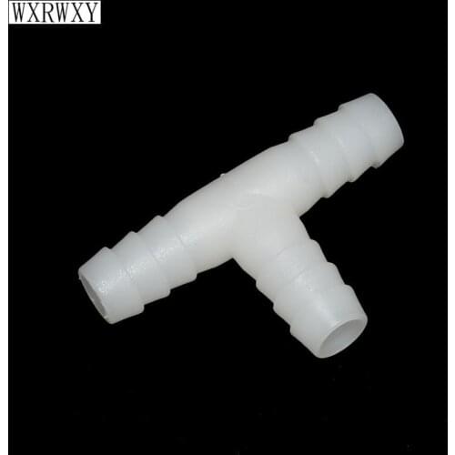 Garden hose 10mm Tee barb connector garden irrigation hose splitter Animal water dispenser fittings 6 pcs