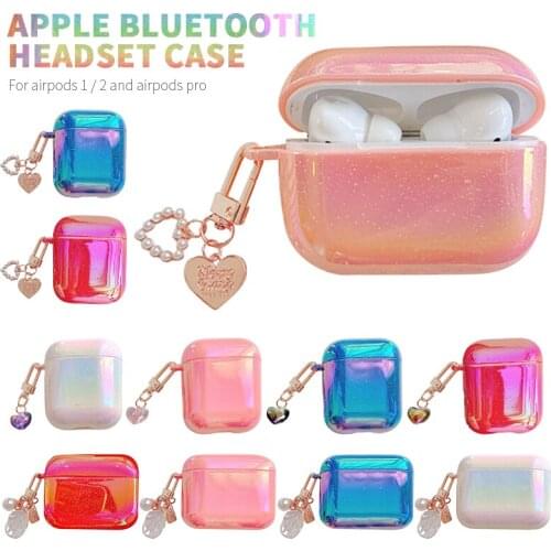 Silicone Case Earphones Case For Airpods 1/2 Airpods Pro Protective Bluetooth Wireless Earphone Cover Charging Box Sleeve Gift