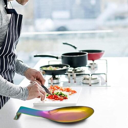 Modern Stainless Steel Spoon Holder Stainless Steel Tableware Spoon Holder Scraper Spoon Holder