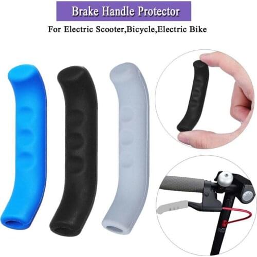 Brake Handle Bar Grips Fixed Gear Silicone Protective Case Cover for Xiaomi Mijia M365 Electric Scooter Skateboard