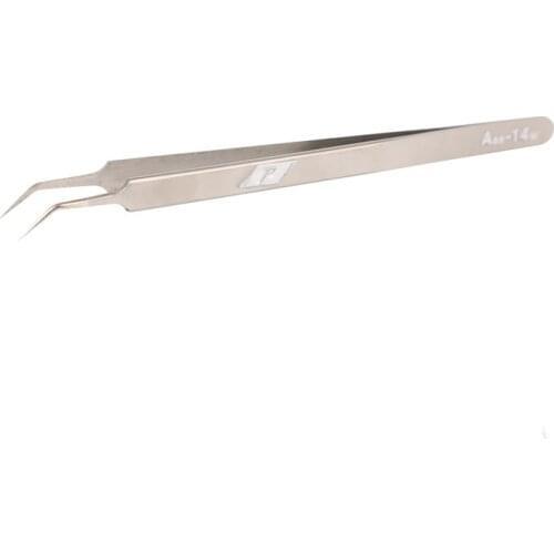 TP AAA-14 W TWEEZERS - Black Portable Straight Bent Tweezers Plastic Anti-static Tweezers Tool Kit for iPhone Repair hand Tools