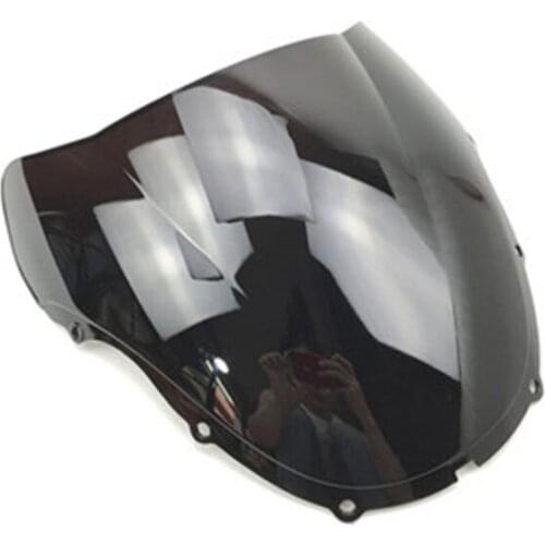 Motorcycle Windshield Windscreen For Honda CBR 600RR F4 1999-2000 Black/Blue/Silver Double Bubble ABS Plastic Windscreen