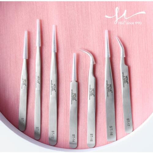 H&L SINCE 1990 High Quality professional for Lashes Eyelash Extension Tweezers ST Tweezers
