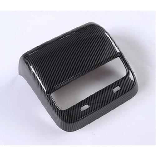For Tesla model 3 2017-2019 Rear armrest box ABS Carbon fiber decorative shape Interior decoration Auto Accessories