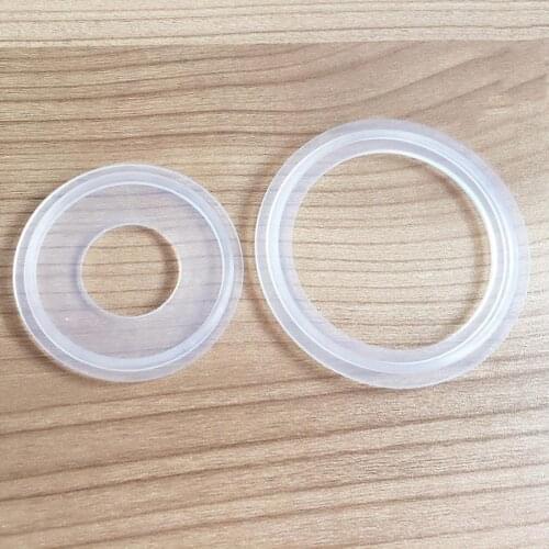 Fit 25mm 1" Pipe OD 1" Tri Clamp Sanitary Transparent Silicon Sealing Gasket Strip Homebrew For Diopter Ferule