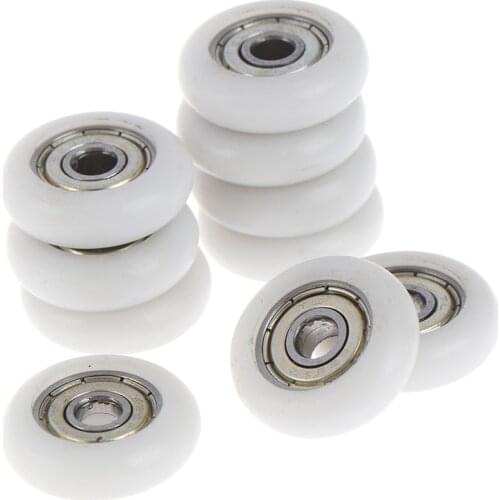 1/5/10Pcs/lot Sliding Shower Roller Wheel Plastic Door Replacement Wheel Dia 23mm