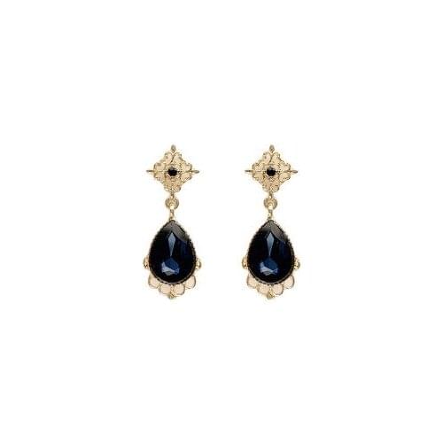 2020 fashion new blue water drop earrings Korean elegant high quality Earrings