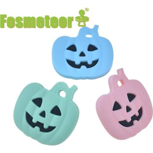 Fosmeteor 5pcs Crib Toy Baby Teeth Pumpkin Nanguan Baby Sensory Toy Silicone Dental Floss Pendant Rodent Safe Baby Teether