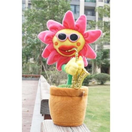 60 First edition playlist Plush toys enchanting flowers sunflowers Singing sunflower Can dance play saxophone Home wedding dies