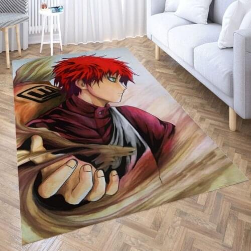 Gaara anime Rugs Non-Slip Floor Mat Doormats Home Rug Carpet Bedroom Entrance Door Mat Kitchen Rugs Yoga Mat Doormat Decor