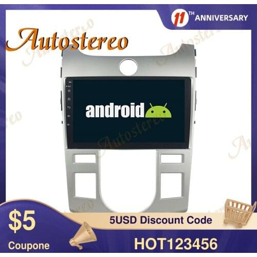 Android 9.0 Quad Core Car CD DVD Player GPS Map Navigation For KIA CERATO FORTE SHUMA KOUP 2008-2012 Autostereo Radio Head Unit
