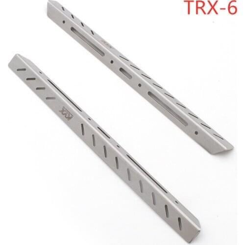 Stainless steel side pedal for 1/10 traxxasTRX-6 parts