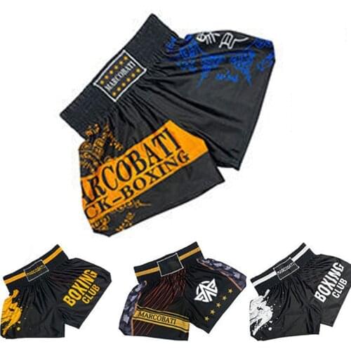 Boxing Pants loose Muay Thai Shorts Large Size Martial Arts Sanda Fighting MMA Training Trousers Taekwondo Trousers Thai Pants