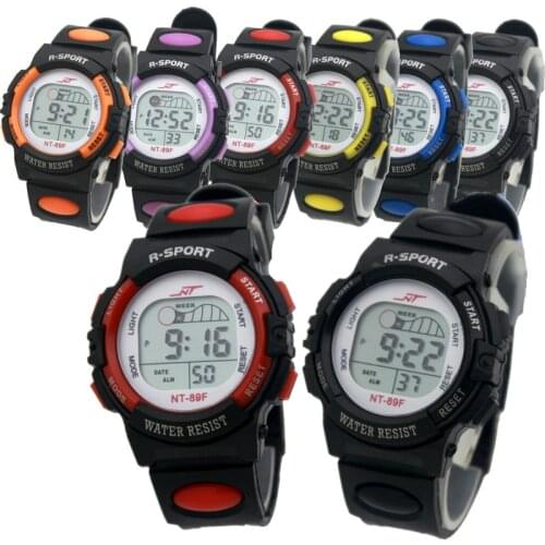 Waterproof Children Boys Digital LED Sports Watch Kids Alarm Date Watch Gift Kids Watch Waterproof Wristwatches Kid Clock New