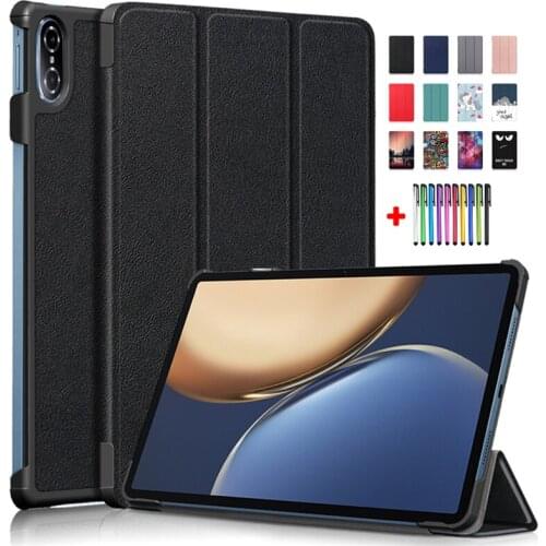 PU Leather Shell For Huawei Honor Pad V7 Pro Tablet Case 2021 BRT-W09 For Honor Tablet V7 Pro Case 11'' Tri-Fold Stand Cover+Pen