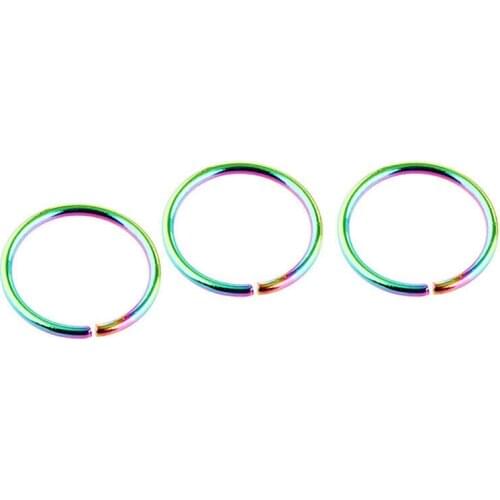 Fad Steel Nose Ring Surgical Lip Nose Rings Ear Piercing Tragus Helix Cartilage Hoop