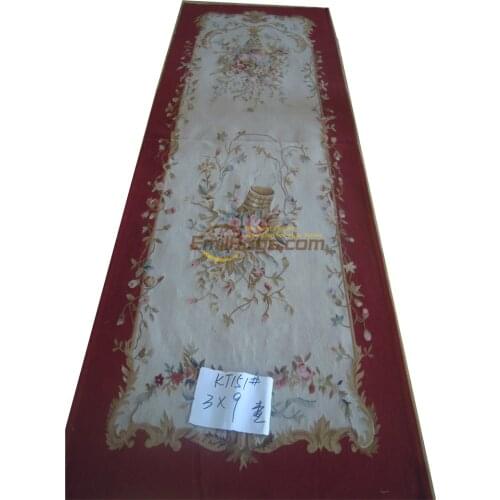 French aubusson rug The craft of making wool by hand sofa blanket the west