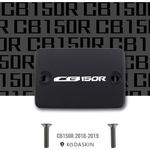 KODASKIN MOTO CNC Aluminum Brake Fluid Reservoir Tank Cap Front Brake Cap for Honda CB150R 2018 2019