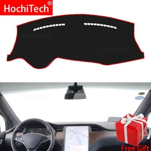 Car Dashboard Avoid Light Pad Instrument Platform Desk Cover Mats Carpets for Tesla MODEL S 100D 60 75D P90D 85 70D P100D P85
