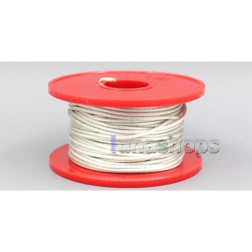 LN006465 Hi-Res 49*0.1mm Bulk Extremely Soft 99% 7N Pure OCC Copper Silver Plated Earphone Headphone DIY Custom Cable
