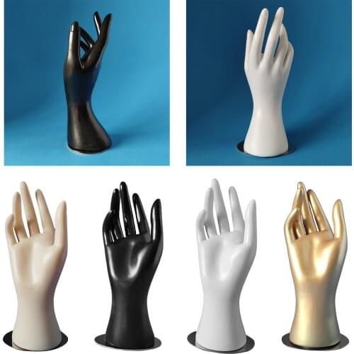 Mannequin Hand Model Jewellery Ring Bracelet Display Stand Holder Ring Display Mannequin Hand Jewelry Displays Mannequin Hand