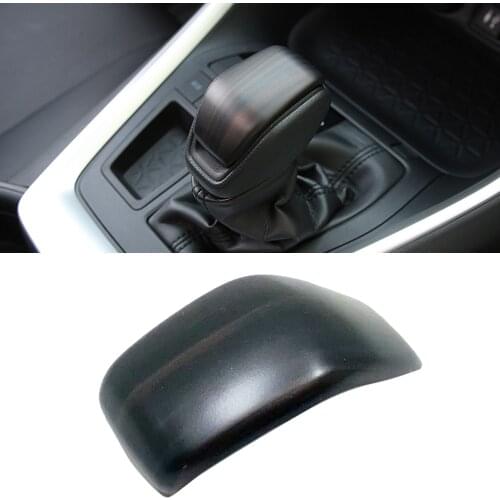 ABS Carbon Matte Accessories Car Gear Shift Lever Knob Handle Cover Trim for Toyota Highlander Kluger 2020 2021