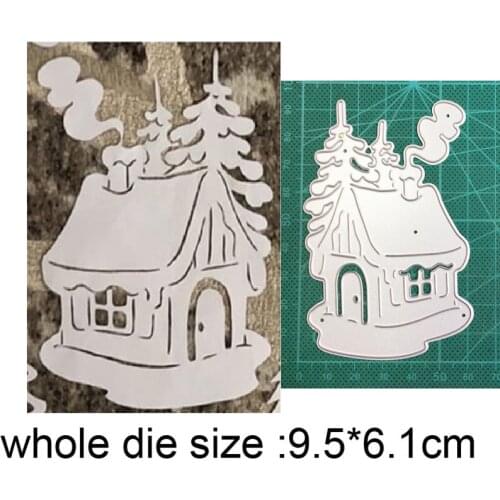 Craft dies metal cutting dies cut die Christmas House Cabin decoration Scrapbooking paper knife mould blade punch stencils dies